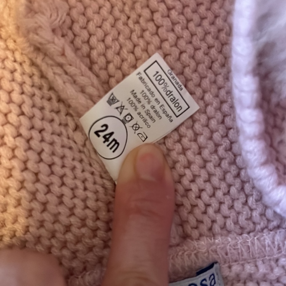 Pangasa Baby Girl Cardigan with Fur - Picture 4 of 4